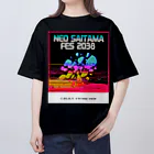 ニンジャスレイヤー公式/ダイハードテイルズの【両面な】NEO SAITAMA FES 2038 Oversized T-Shirt