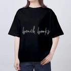 beach books NIGHTのbeach books oversized t-shirt Oversized T-Shirt