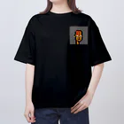 radio-bankのクリプトパンクス風　イラストアイテム Oversized T-Shirt