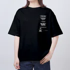 MUNIKISSのVorderlessオリジナルTシャツ　バックイラストVer オーバーサイズTシャツ