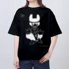 PONYCLUB.incの田中かえさんのTシャツ（白プリント） オーバーサイズTシャツ