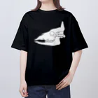 きういの牛　頭蓋骨と下顎骨　左外側面 Oversized T-Shirt