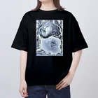 福　来の虎と薔薇 オーバーサイズTシャツ