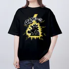 HI-IZURUの前ガオーTシャツ（ブラック専用） Oversized T-Shirt