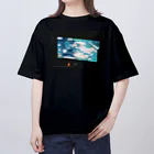 松　澤のカメラ越し　ブレブレ　ドラム オーバーサイズTシャツ