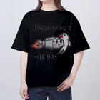 信者ﾐｻｲﾙ猫の脳のさきっちょの仕事着 Oversized T-Shirt