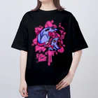 Chlonaの壊魚の乱舞(前面のみ) Oversized T-Shirt