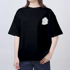 ナポリのSUZURIの体育座りうさちゃん オーバーサイズTシャツ