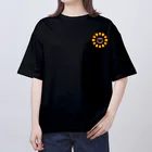 EWOKAITEMITAのお店のsunflowerロゴ Oversized T-Shirt