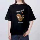 ちゃんめんちゃんのがぢゃいも【文字 白⠀】 Oversized T-Shirt