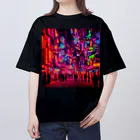 TakashiSのNeon Night City オーバーサイズTシャツ