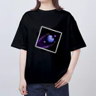幻覚の宇宙の瞳 オーバーサイズTシャツ