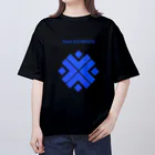 Elements_111のElemennts　Blue オーバーサイズTシャツ