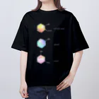 ピヨ_chemistryの芳香族化合物 Oversized T-Shirt