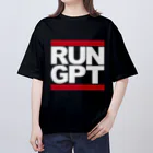 Geeky Parody TeeのRUN-GPT オーバーサイズTシャツ