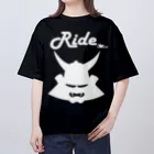 RAMUKiのRide兜（白） オーバーサイズTシャツ