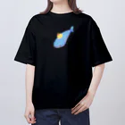 satoayaのアニマルカフェのシ―フードアニマル　クリームソーダジンベイ Oversized T-Shirt