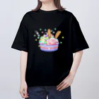 Rabbitflowerのうさカップアイス Oversized T-Shirt