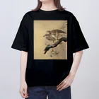MUGEN ARTの小原古邨　鷹　Ohara Koson / Falcon Oversized T-Shirt