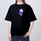 satoayaのアニマルカフェのフルーツアニマル　ブドウヒツジ オーバーサイズTシャツ