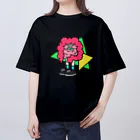 KAMENOCO SHOPのレトロポップ 腸のすけ オーバーサイズTシャツ