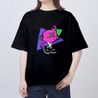 KAMENOCO SHOPのレトロポップ 胃のすけ オーバーサイズTシャツ