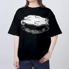 LalaHangeulの猫が寝転んだ オーバーサイズTシャツ