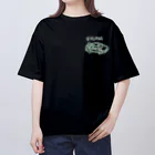 _msmsのシルビアの様な車の絵 オーバーサイズTシャツ