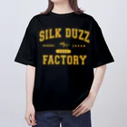 silk duzz factory APPARELのsilk duzz factory【college】イエロー オーバーサイズTシャツ