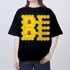 LalaHangeulのハニカム構造(BEE） オーバーサイズTシャツ