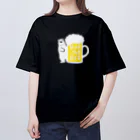 ワカボンドのシロクマさんとビールジョッキ Oversized T-Shirt