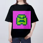 ᵗᵒˡᵘのPixelglyph #07396 Oversized T-Shirt