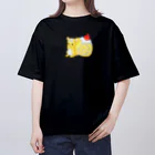 satoayaのアニマルカフェのフードアニマル　ロールケーキリス オーバーサイズTシャツ