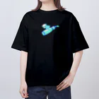 satoayaのアニマルカフェのドリンクマ　ラムネ オーバーサイズTシャツ