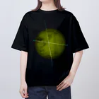 Earth’s Navel Ley LineのEarth's Navel Ley Line (Black) オーバーサイズTシャツ