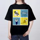 ロジローの4者集結！RANDOM・白背景 Oversized T-Shirt