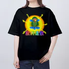 アニマル四字熟語の疫病退散！アマビエデザイン！妖怪シリーズ Oversized T-Shirt