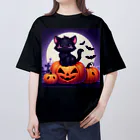 hide-のハロウィンキャッツ オーバーサイズTシャツ