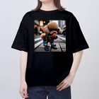 TABO1192のトイプードルのひかるくん(ごめんバージョン) Oversized T-Shirt