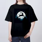 niko&PANDA shopの自由なトナカイ Oversized T-Shirt