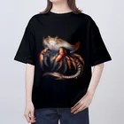 animal×animalのstingray×crab=? オーバーサイズTシャツ