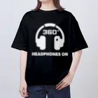 バイノーラル購買部のHEADPHONES ONグッズ Oversized T-Shirt