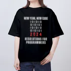 奏桃服店のNew Year, New Code: 2024 Resolutions for Programmers オーバーサイズTシャツ
