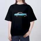 wowwooのChevrolet Bel Air　BLUE Oversized T-Shirt