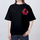 FuchsiaArtのBurning Meow オーバーサイズTシャツ