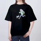 れーれーの女の子と猫走る Oversized T-Shirt