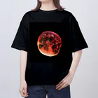 JapaneseArt Yui Shopの皆既月食 Oversized T-Shirt