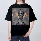 saitou1x4のホラー　ゾンビ１３ オーバーサイズTシャツ