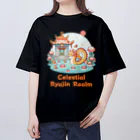 大江戸花火祭りのCelestial Ryujin Realm～天上の龍神領域5 オーバーサイズTシャツ