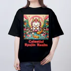 大江戸花火祭りのCelestial Ryujin Realm～天上の龍神社7 オーバーサイズTシャツ